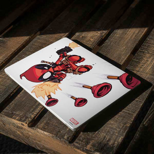 Marvel Deadpool Babypool Shooting Surface Laptop 2 Skin